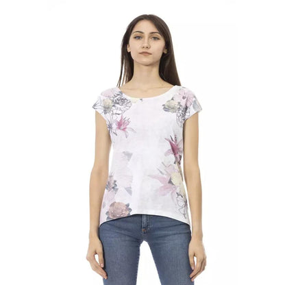 Trussardi Action White Cotton Women T-Shirt