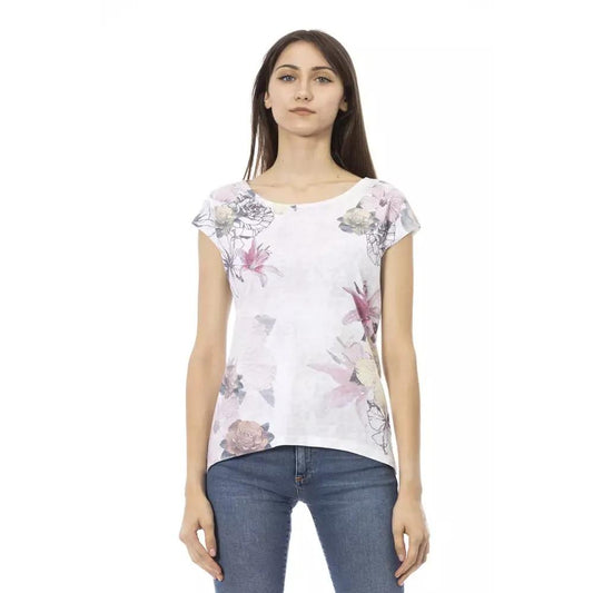 Trussardi Action White Cotton Women T-Shirt