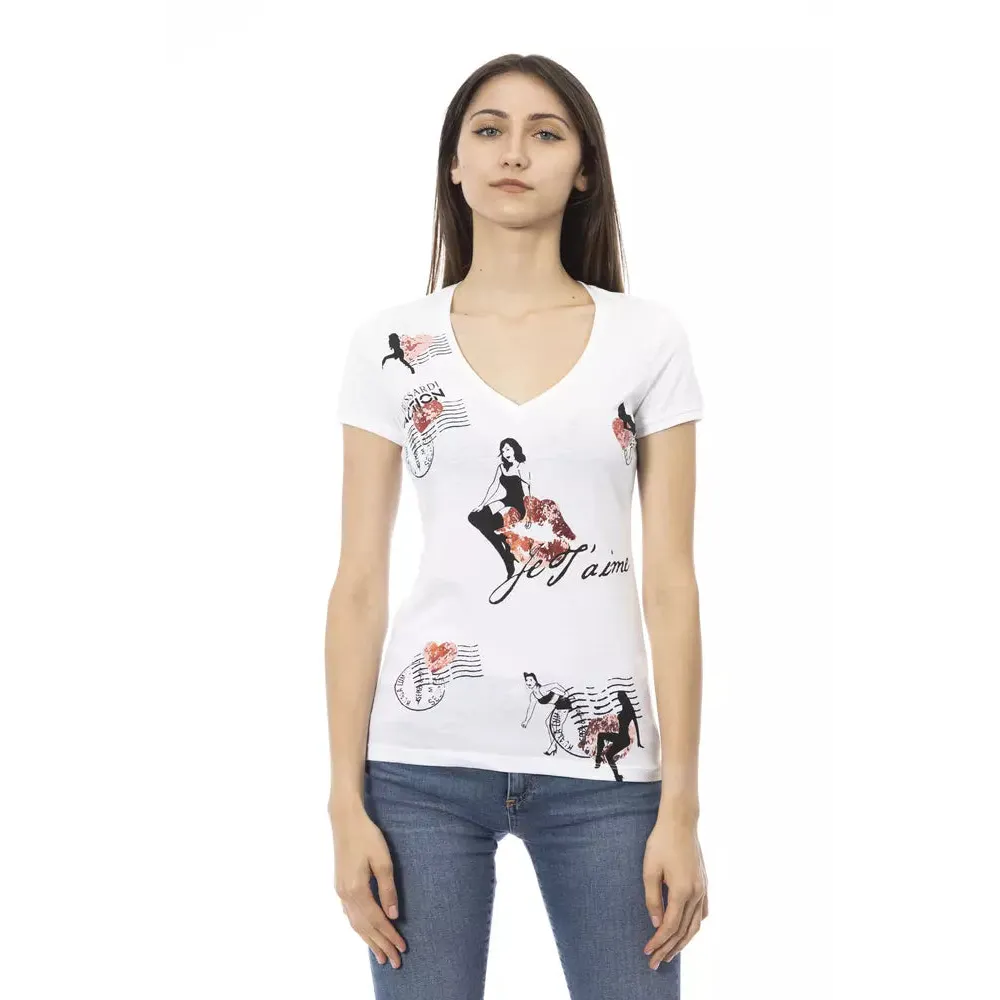 Trussardi Action White Cotton Women's Top