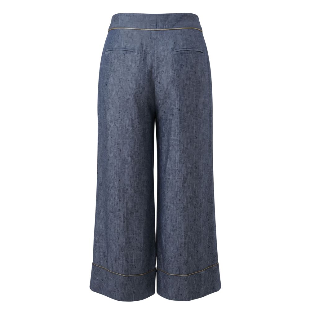 Trussardi Blue Viscose Women Pants