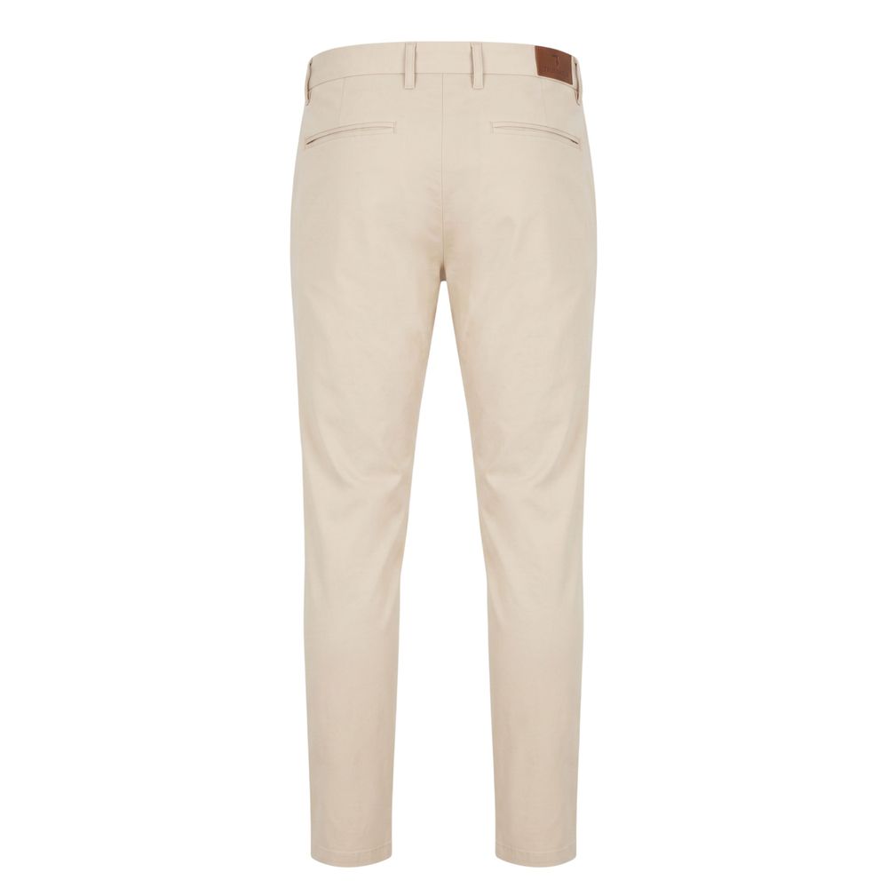 Trussardi Jeans Beige Cotton Men Pants