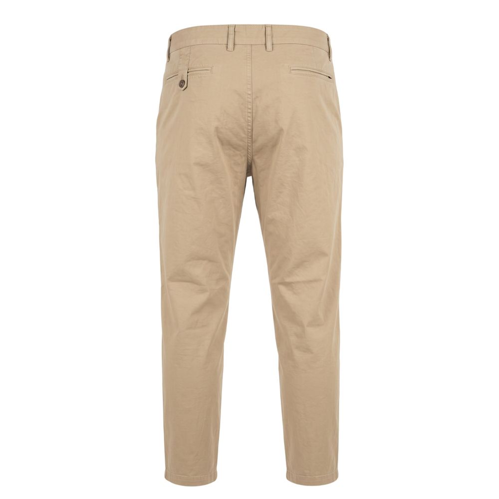 Trussardi Jeans Beige Cotton Men Pants
