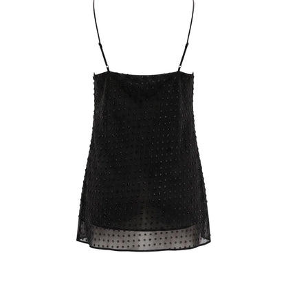 Trussardi Jeans Black Polyester Women Tank
