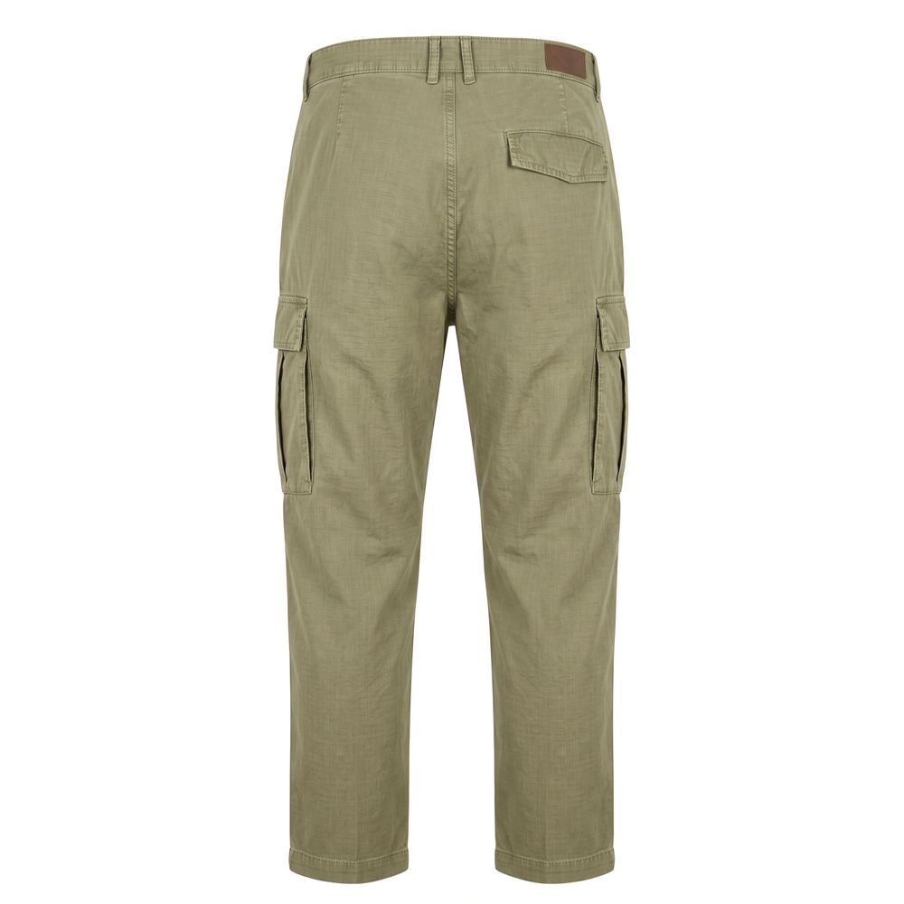 Trussardi Jeans Green Cotton Men Pants