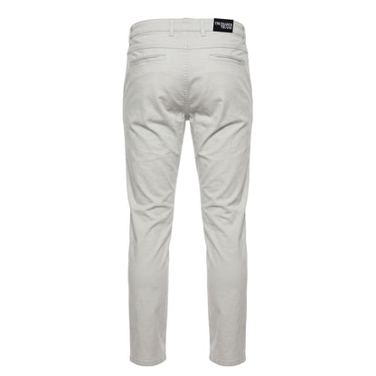 Trussardi Jeans Grey Cotton Men Pants