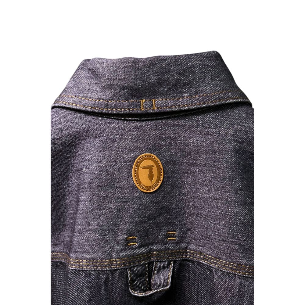 Trussardi Jeans Purple Cotton Men's Jacket