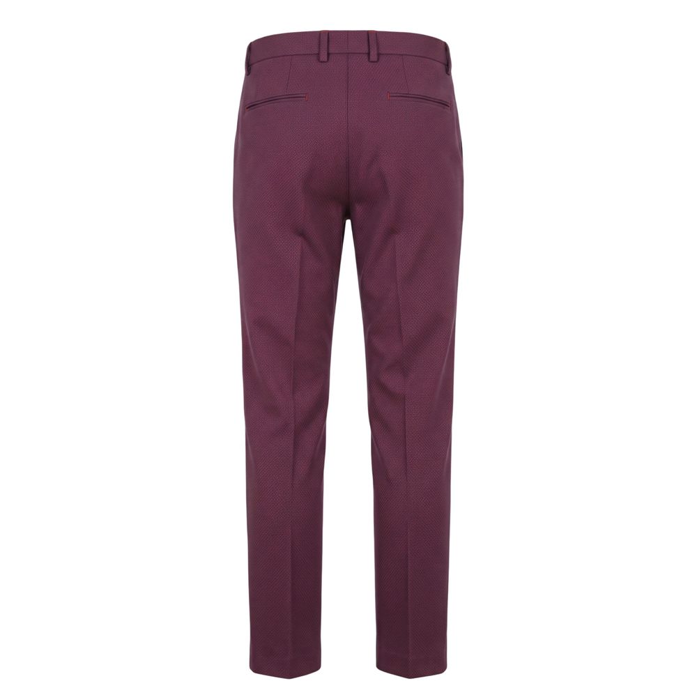 Trussardi Jeans Red Cotton Men Pants