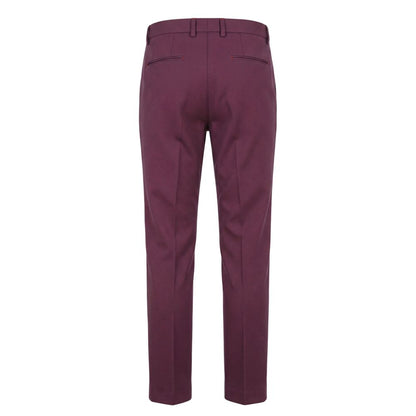 Trussardi Jeans Red Cotton Men Pants