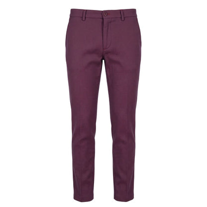 Trussardi Jeans Red Cotton Men Pants