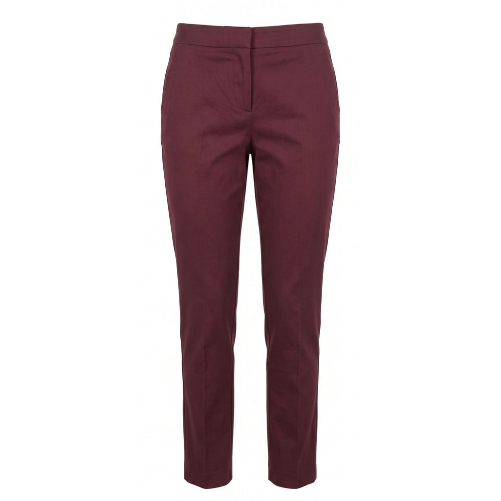 Trussardi Red Cotton Women Pants