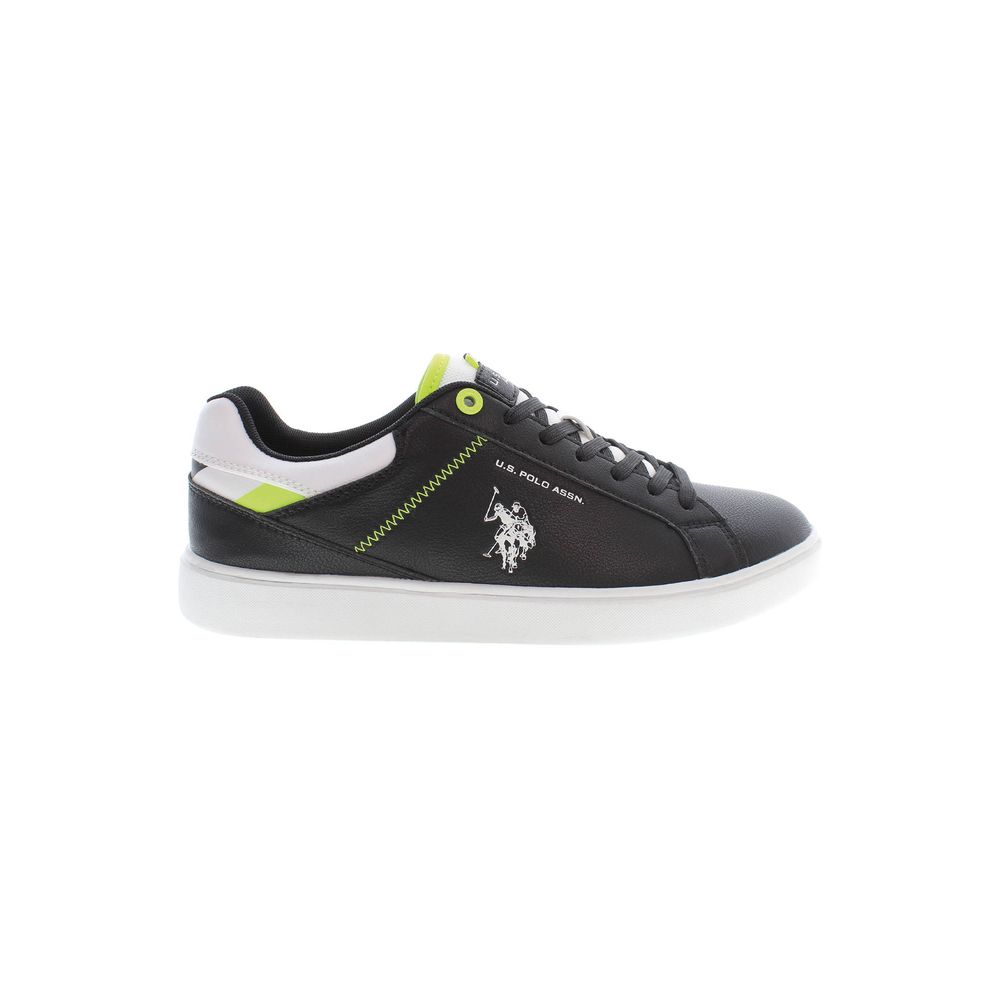 U.S. POLO ASSN. Black Polyester Men's Sneaker