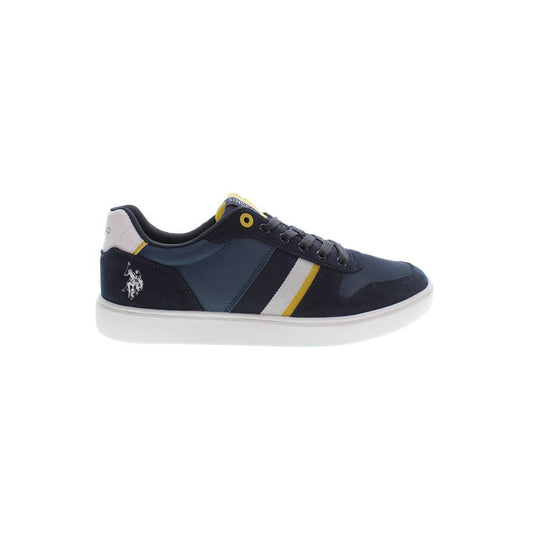 U.S. POLO ASSN. Blue Polyester Men's Sneaker