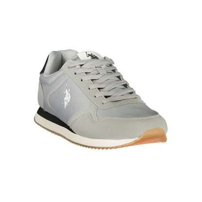 U.S. POLO ASSN. Gray Polyurethane Men's Sneaker