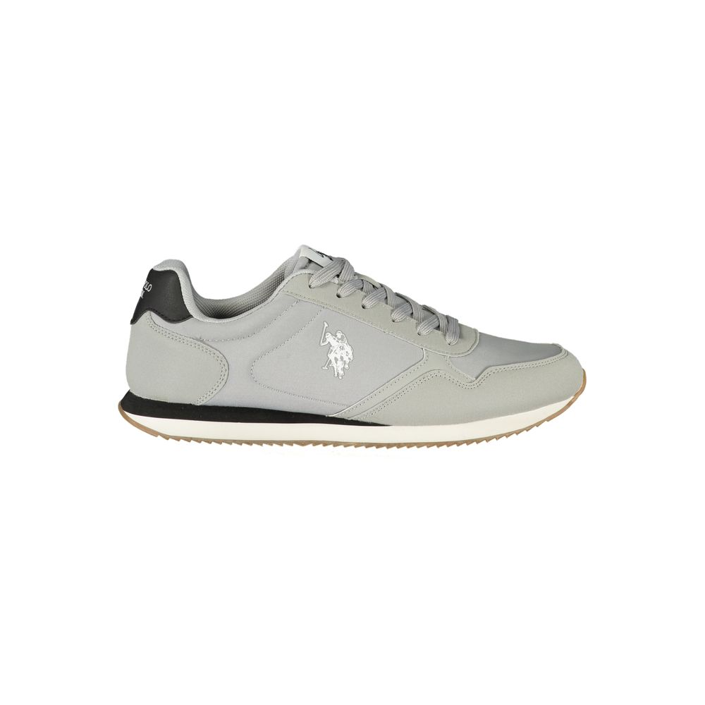 U.S. POLO ASSN. Gray Polyurethane Men's Sneaker