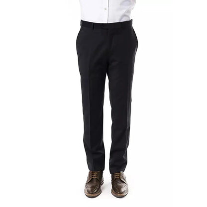 Uominitaliani Gray Wool Men Pants