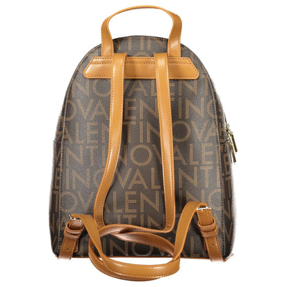 Valentino Brown Polyurethane Women's Backpack