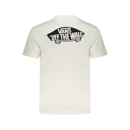 Vans White Cotton Men's T-Shirt