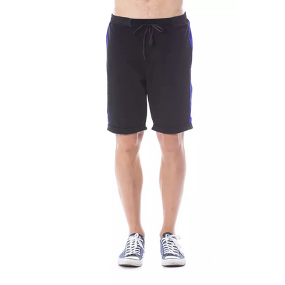 Verri Black Cotton Men's Short