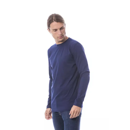 Verri Blue Cotton Men T-Shirt