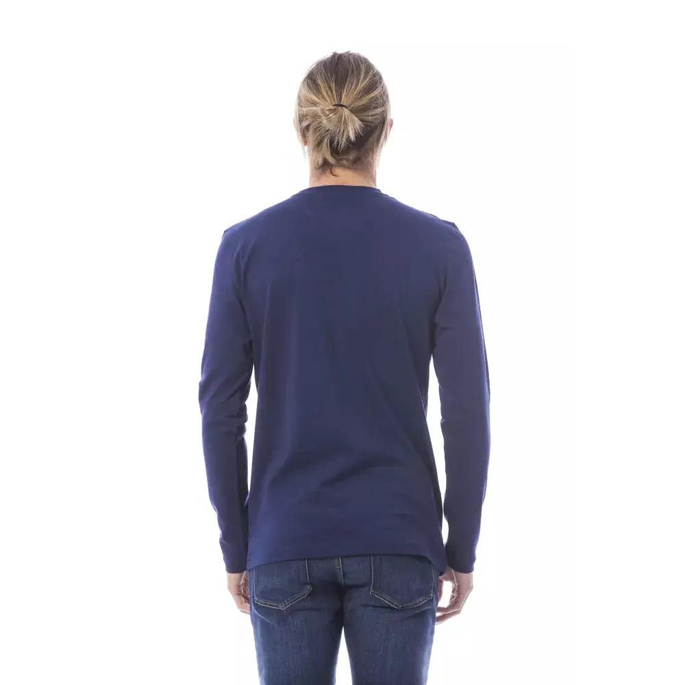Verri Blue Cotton Men T-Shirt