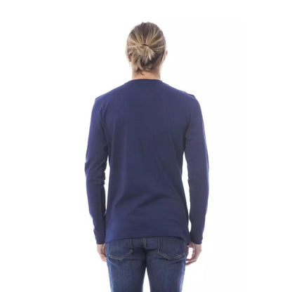 Verri Blue Cotton Men T-Shirt