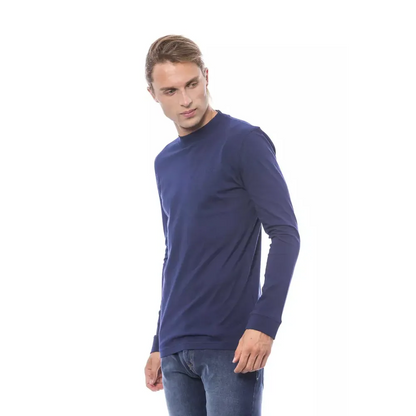 Verri Blue Cotton Men's Sweater