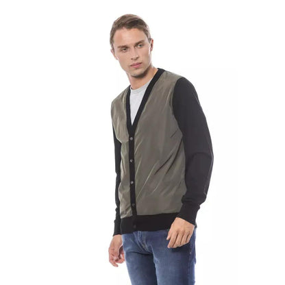 Verri Multicolor Wool Men Cardigan