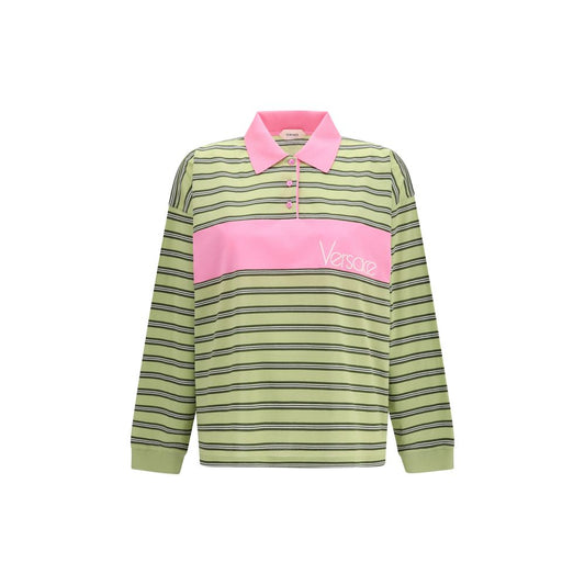 Versace Multicolor Cotton Polo Shirt