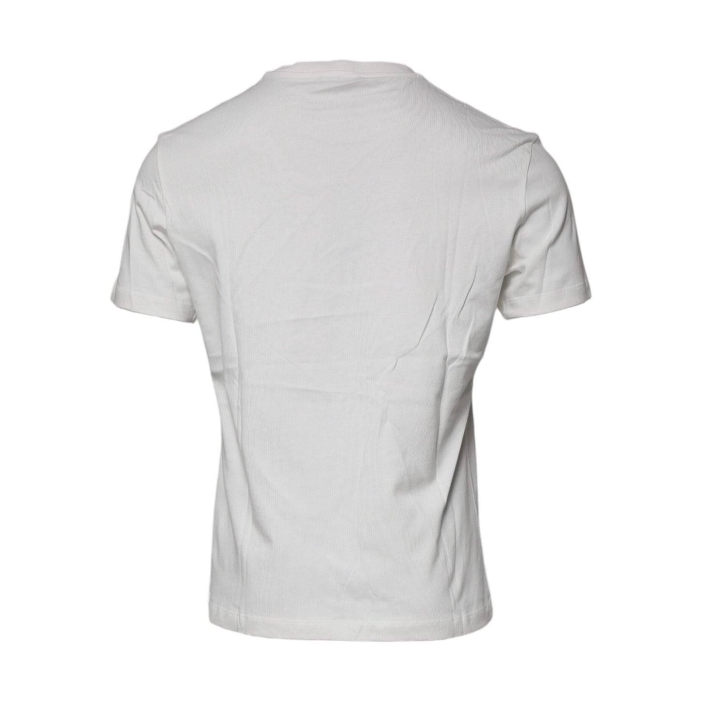 Versace White Medusa Print Cotton Crew Neck T-shirt
