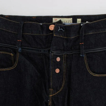 Acht Blue Cotton Regular Straight Fit Jeans