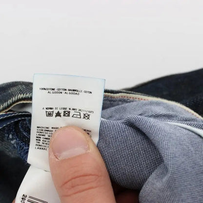 Acht Blue Wash Cotton Regular Straight Fit Jeans