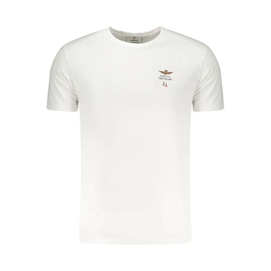 Camicia Aeronautica Militare Bianco in cotone con logo aquila