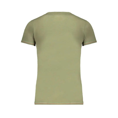 Aeronautica Militare Verde cotton men t-shirt, olive green short-sleeved