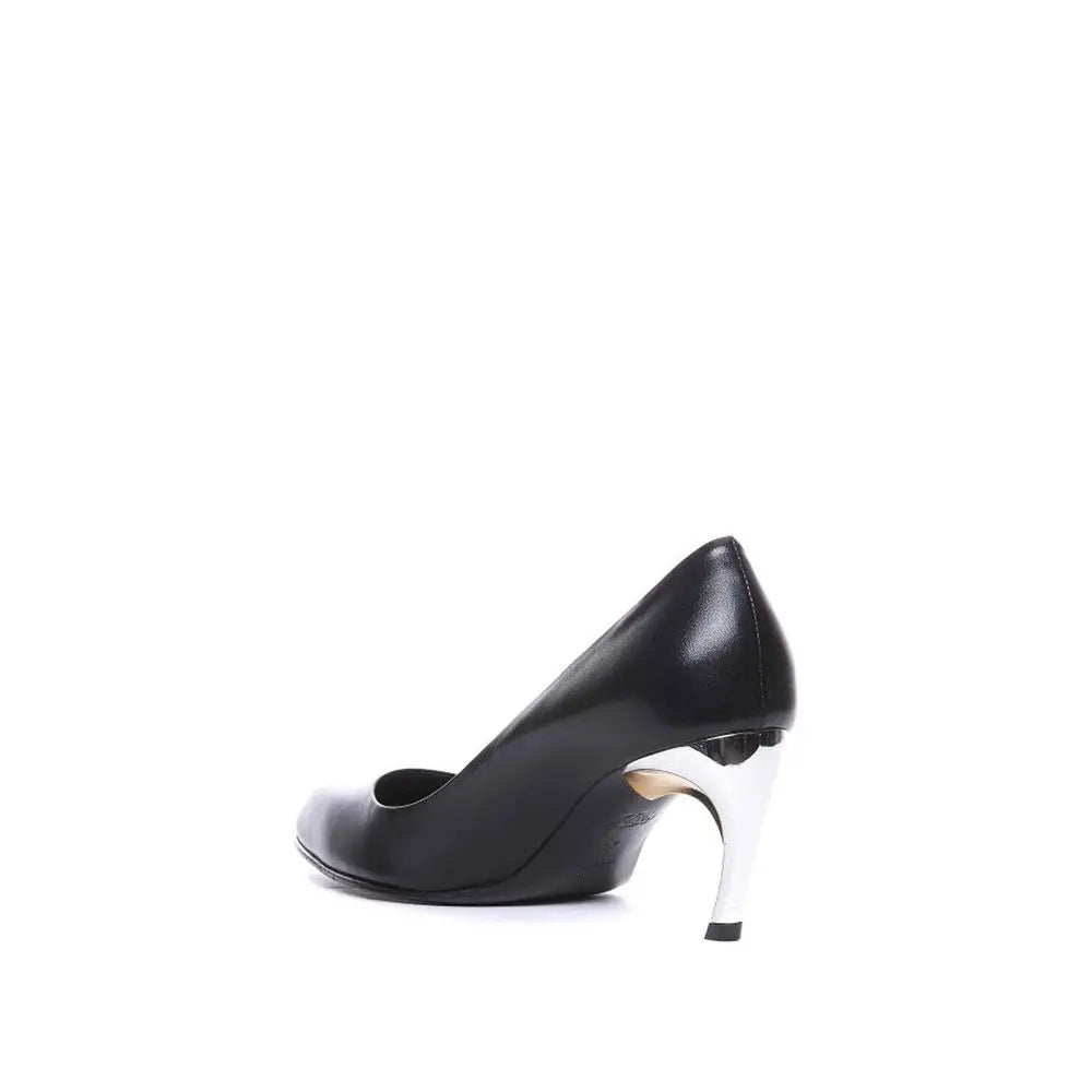 Alexander McQueen Black Lambskin High Heel Pumps - Højhælede sko