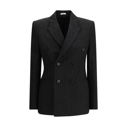 Alexander McQueen Black Wool Blazer - Blazer