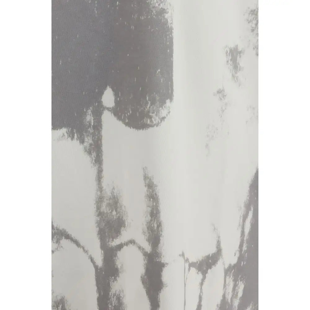 Alexander McQueen t-shirt med abstrakt sort-hvid baggrund