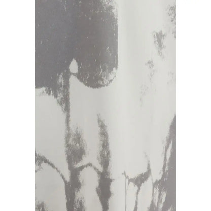 Alexander McQueen t-shirt med abstrakt sort-hvid baggrund