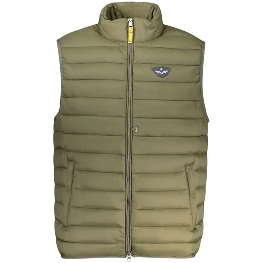 Armata di Mare mare verde poliammide olive green quilted puffer vest