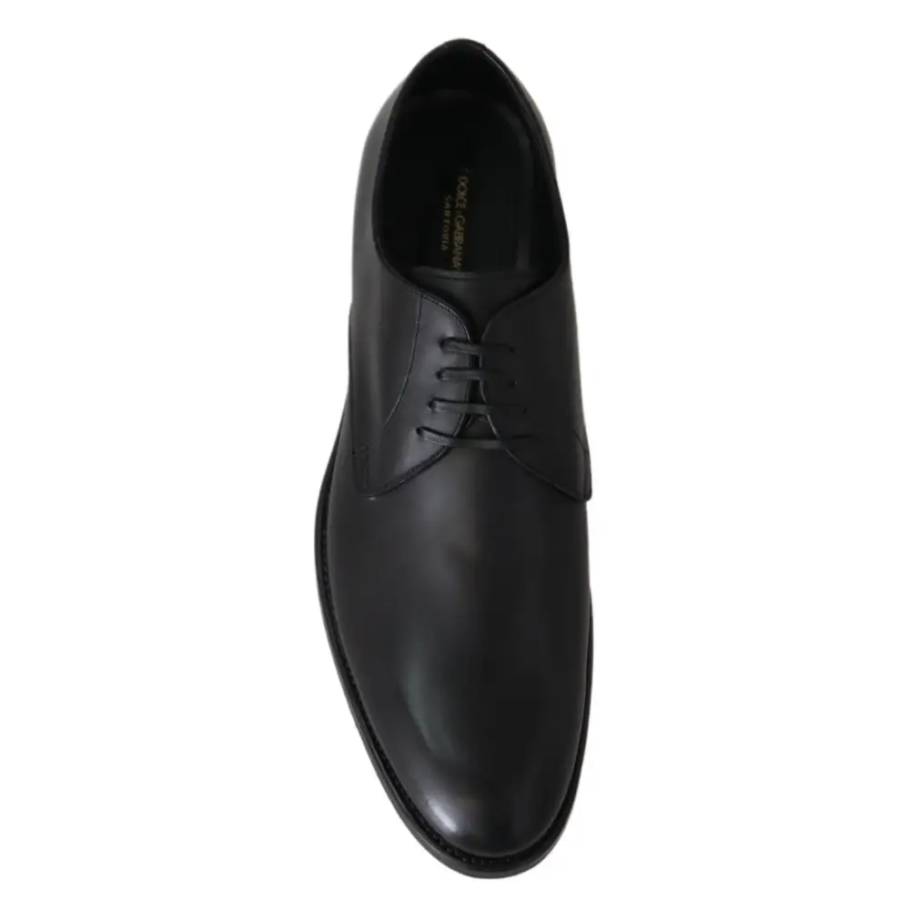 Dolce & Gabbana gabbana black leather Sartoria håndlavede sko, bagside