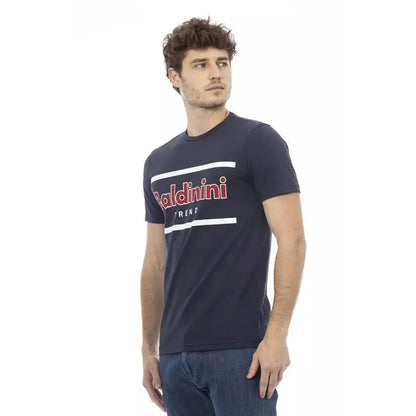 Baldinini Trend Blue Cotton Men T-Shirt