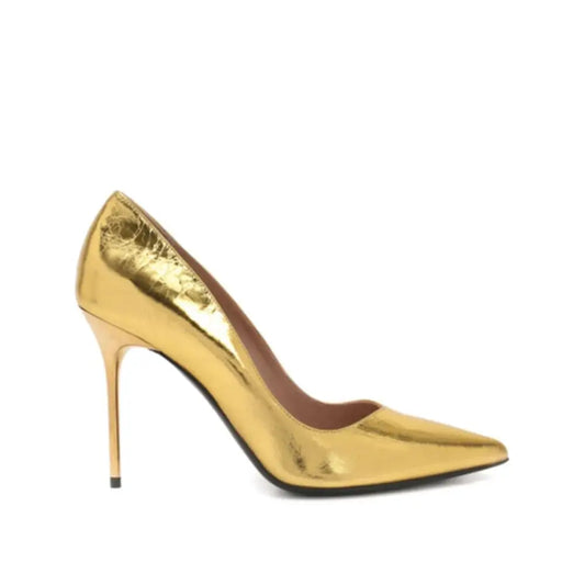 Balmain Gold Calfskin Pumps - Højhælede sko