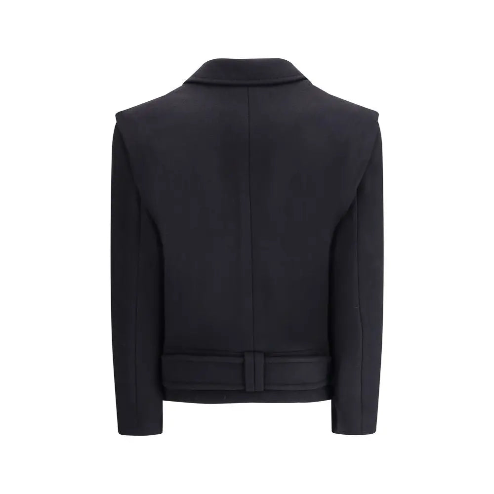 Balmain Wool Double-breasted Coat