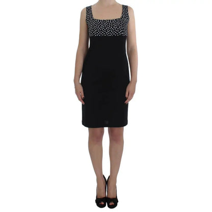 BENCIVENGA Black Stretch Sheath Dress & Sweater Set