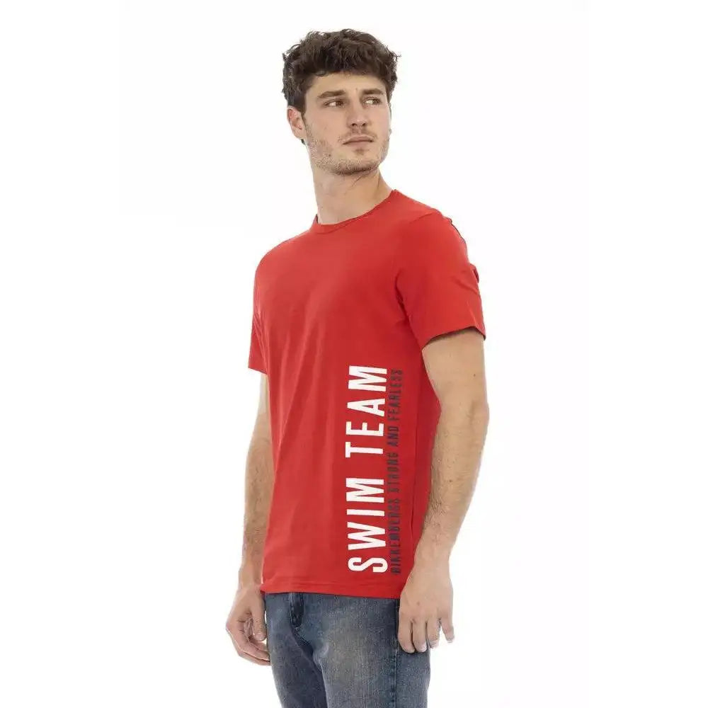 Bikkembergs Red Cotton Men T-Shirt