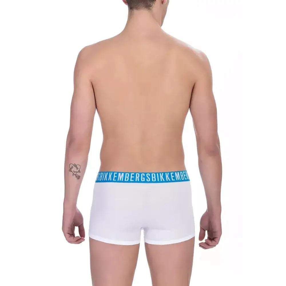 Bikkembergs White Cotton Men's Trunk