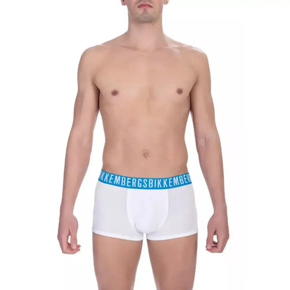 Bikkembergs White Cotton Men's Trunk