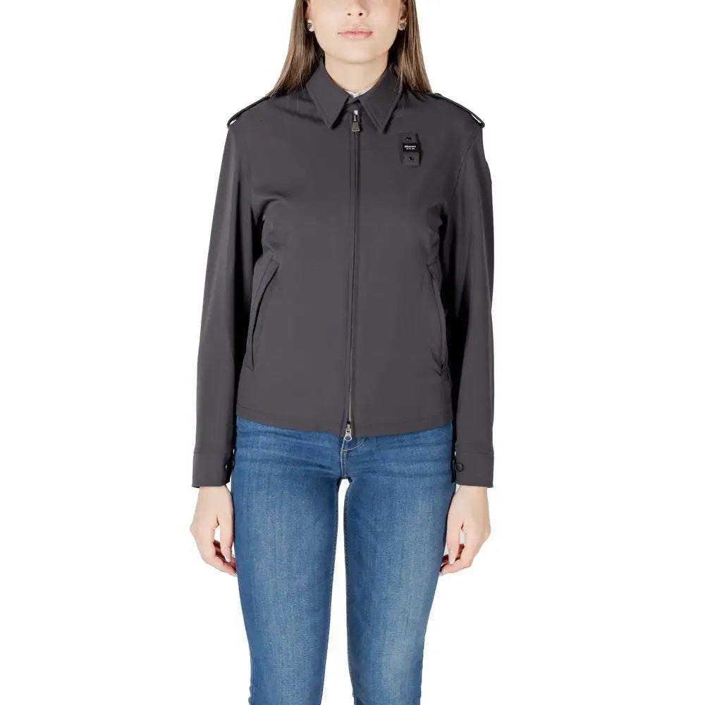 Blauer Black Polyamide Jackets & Coat