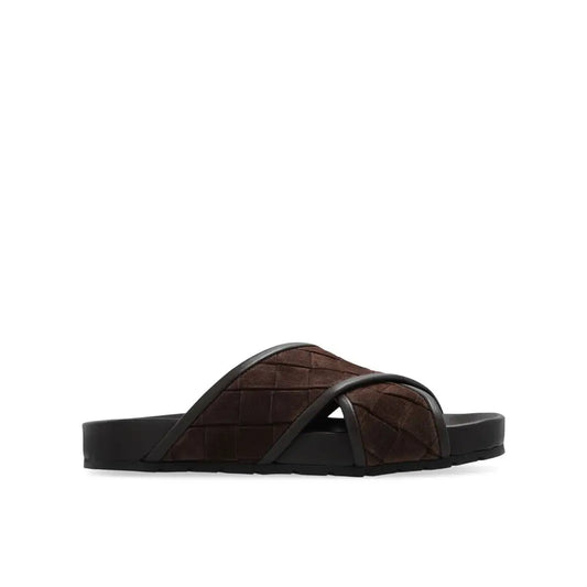 Bottega Veneta Brown Lamb Leather Sandals - Sandaler