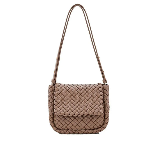 Bottega Veneta Brown Lamb Leather Shoulder Bag - Skuldertasker