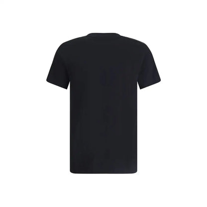 Burberry black cotton t-shirt med kortærmet crew neck